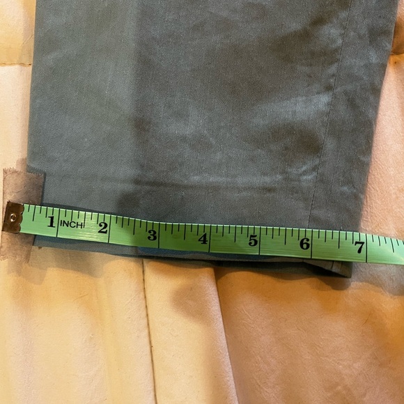 Rag & Bone Light Blue Poppy Tab Pants Tailored Fit Stretch Linen Blend Size 12 - Picture 8 of 11